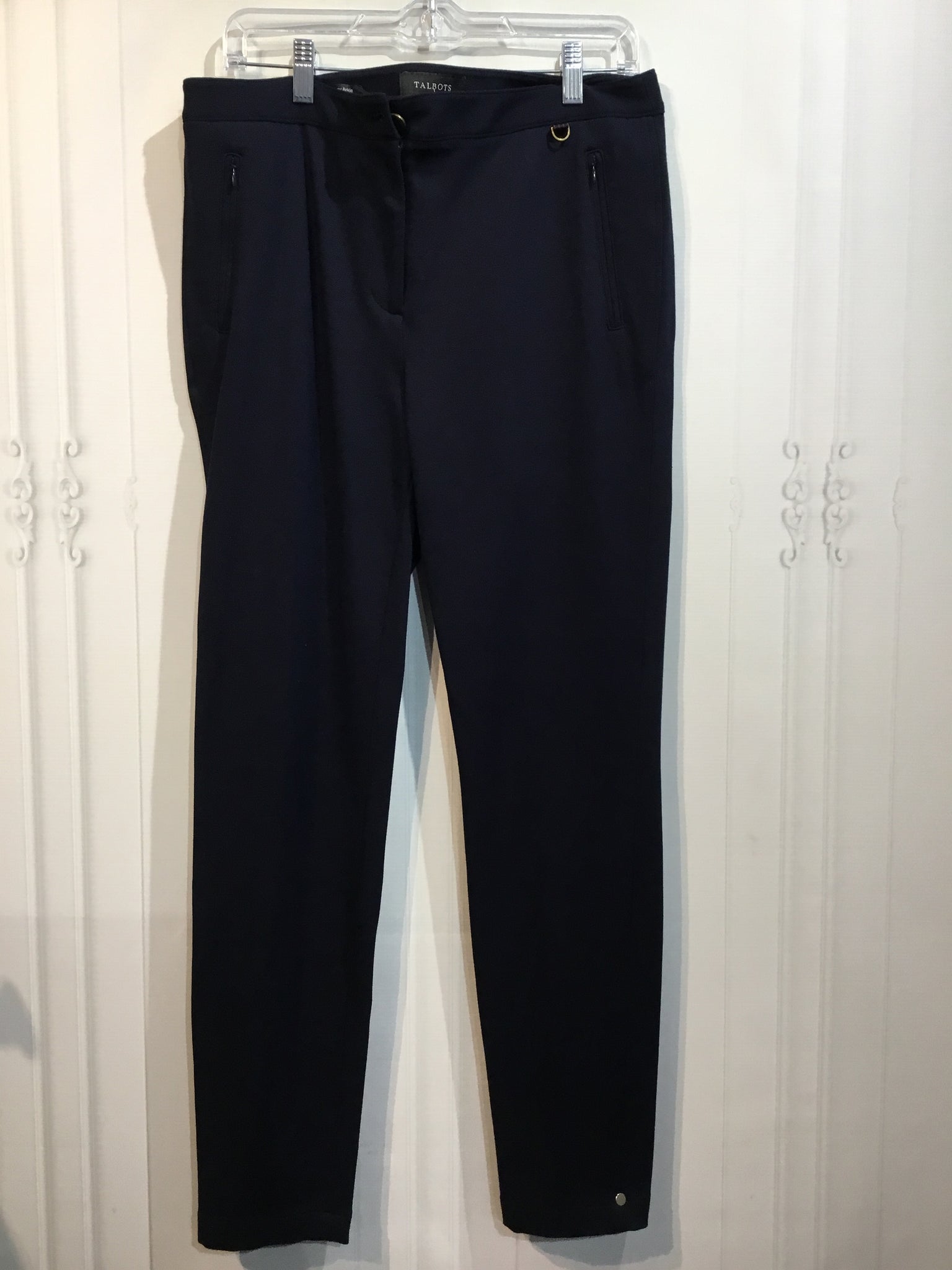 Talbots Size M/10 Blue Bottoms