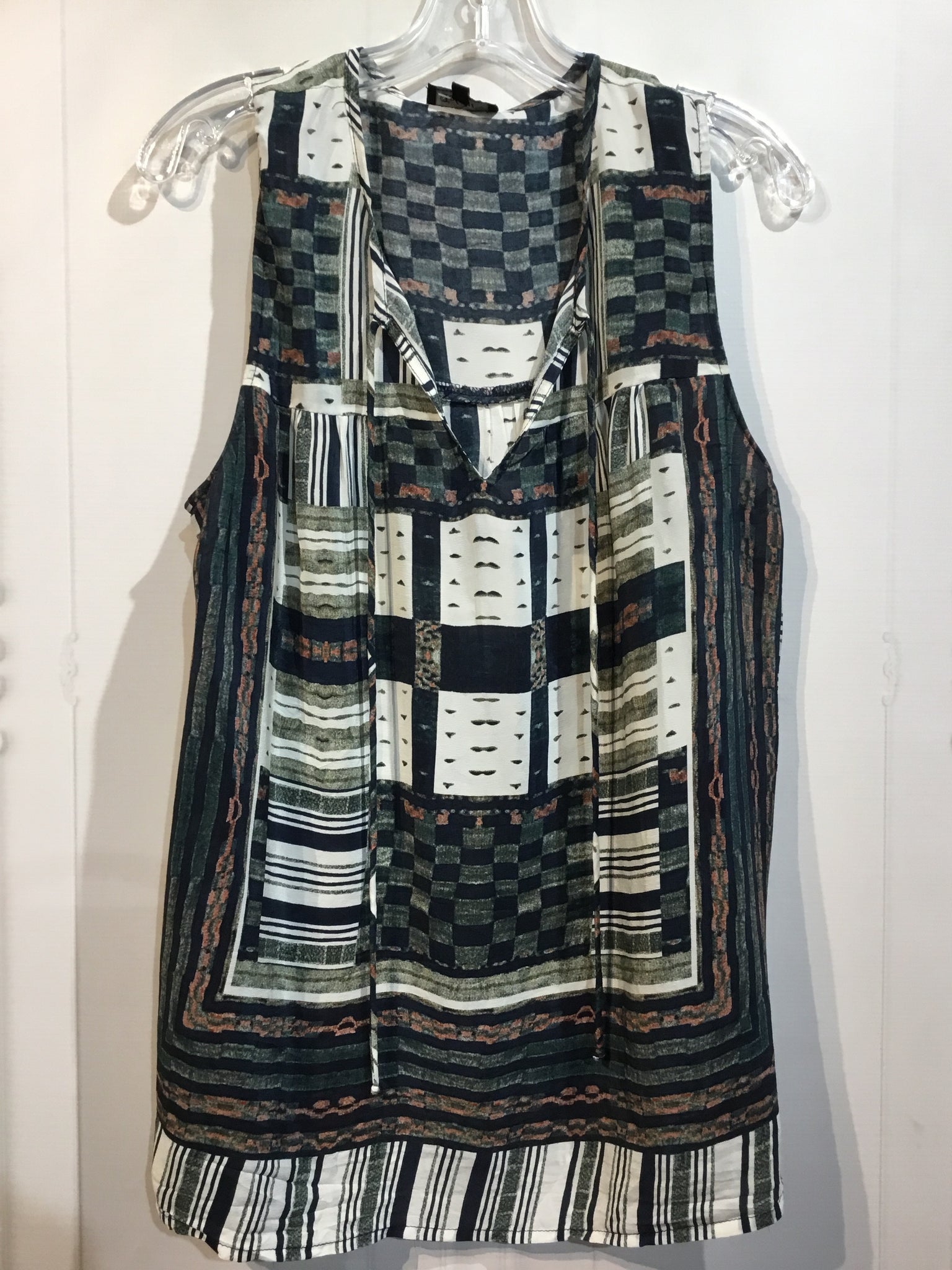 Tolani Size Medium Blue Tops