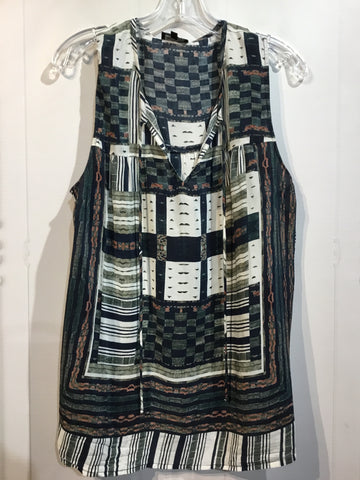 Tolani Size Medium Blue Tops