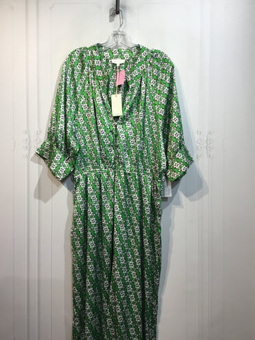 MELLODAY Size XL Green DRESS/1 PIECE