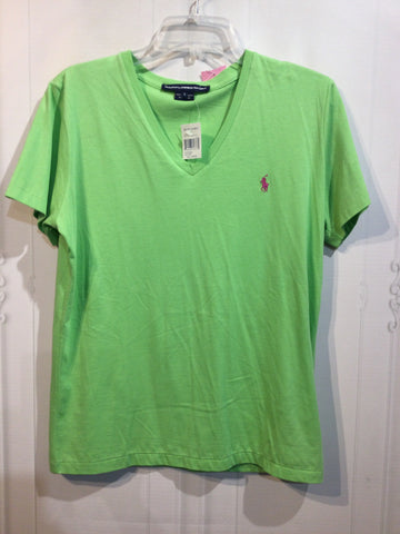 NWT - LAUREN Ralph Lauren Size L Green Tops