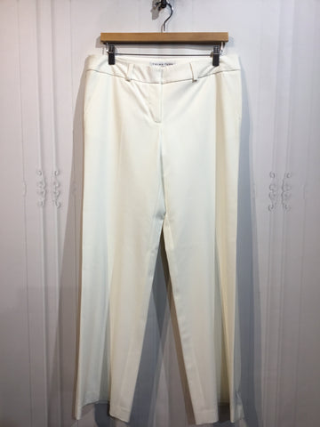 Trina Turk Size M/8 White Bottoms