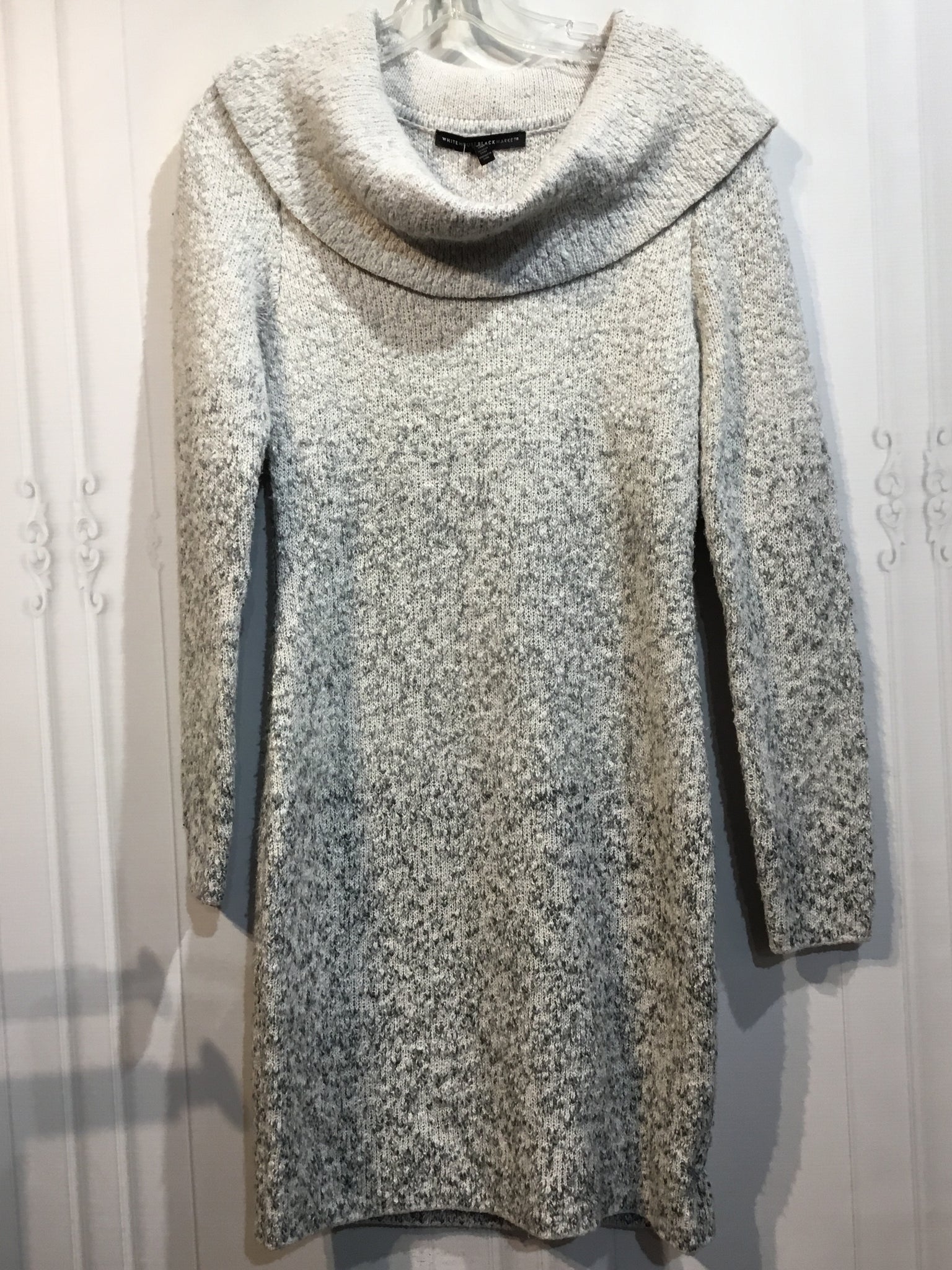 White House Black Market Size Small Grey DRESS/1 PIECE
