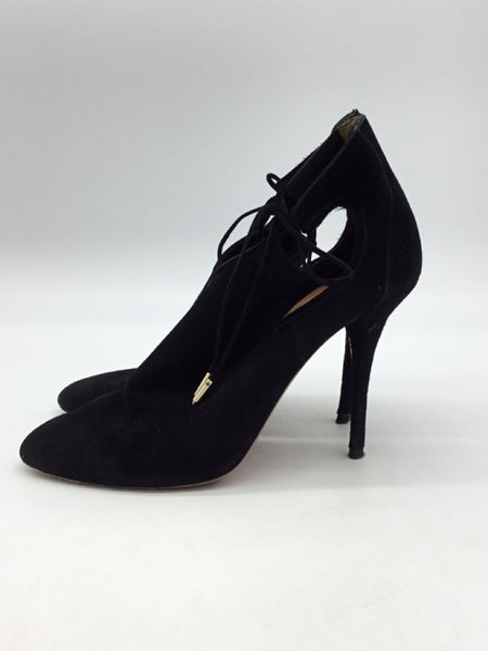LUXURY AQUAZZURA FIRENZE Size 8.5 Black Shoes