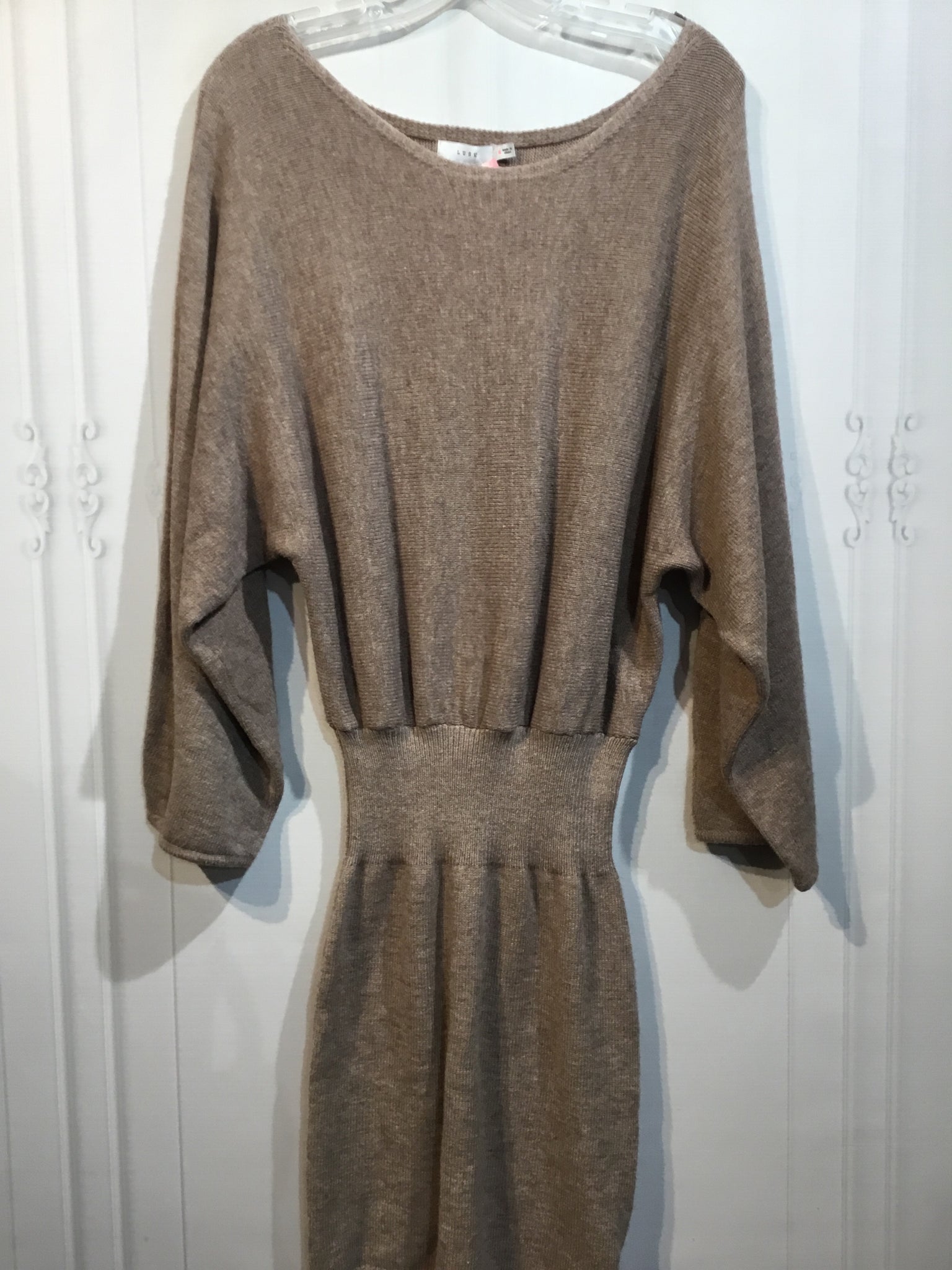 Lush Size Small Brown DRESS/1 PIECE