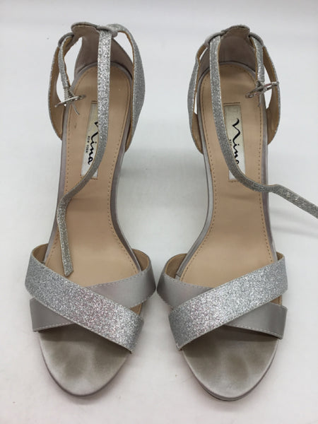 NINA Size 9.5 Silver Shoes