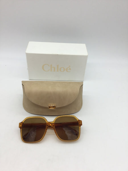 LUXURY Chloe Brown Sunglasses