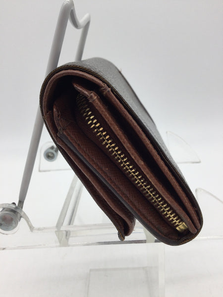 Louis Vuitton Brown Monogram Porte Monnaie Billets Tresor Wallet
