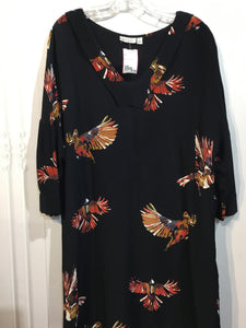 Masaii Size Large Black DRESS/1 PIECE