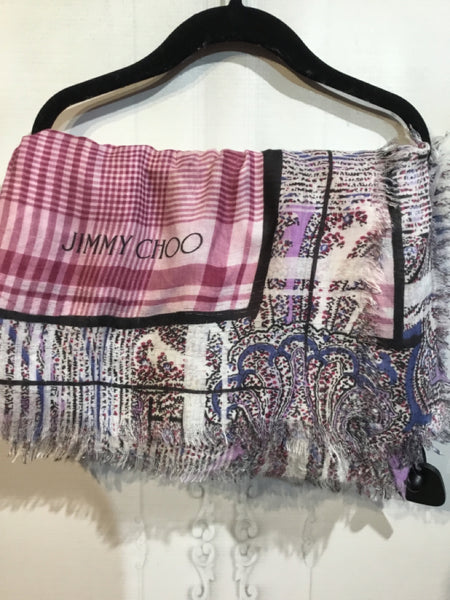 LUXURY Jimmy Choo Pink SCARF