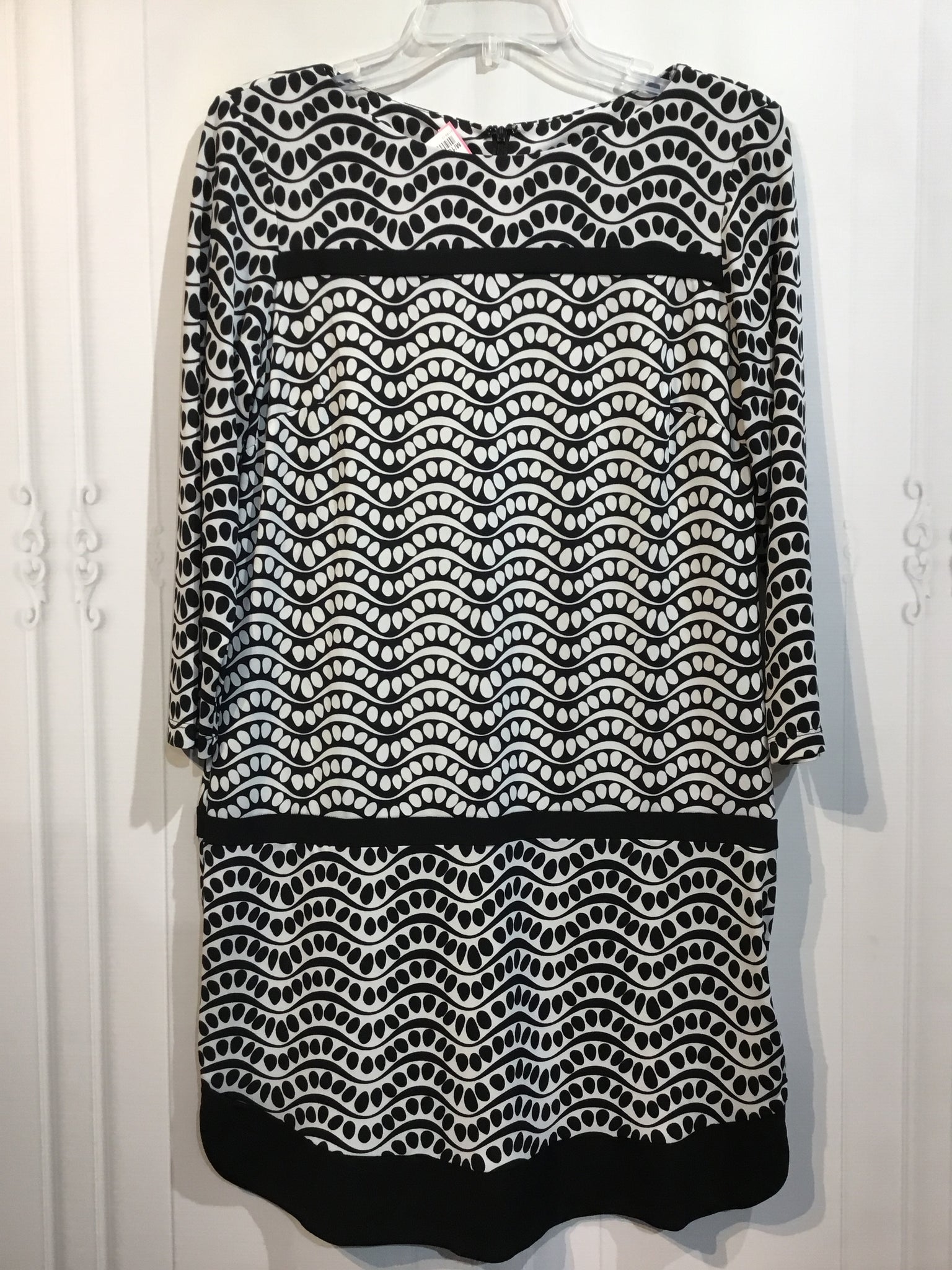 Donna Morgan Size M/10 Black DRESS/1 PIECE