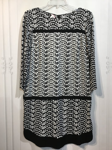 Donna Morgan Size M/10 Black DRESS/1 PIECE