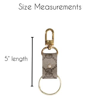 UPCYCLED Louis Vuitton Keychain w/ CLip