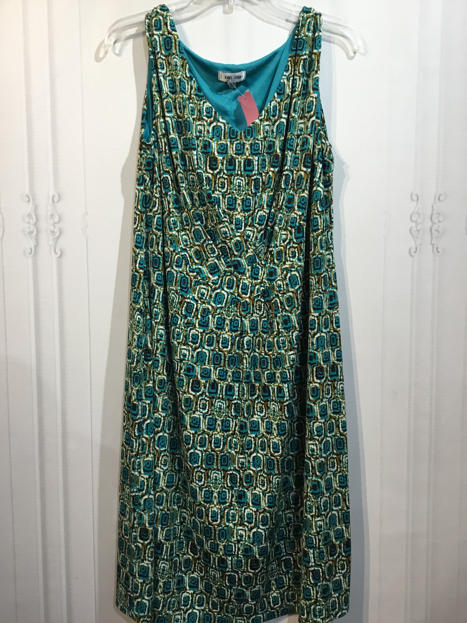 Jones Studio Size XL/16 Blue DRESS/1 PIECE