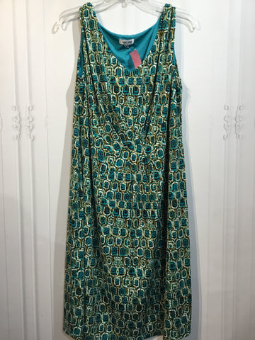 Jones Studio Size XL/16 Blue DRESS/1 PIECE