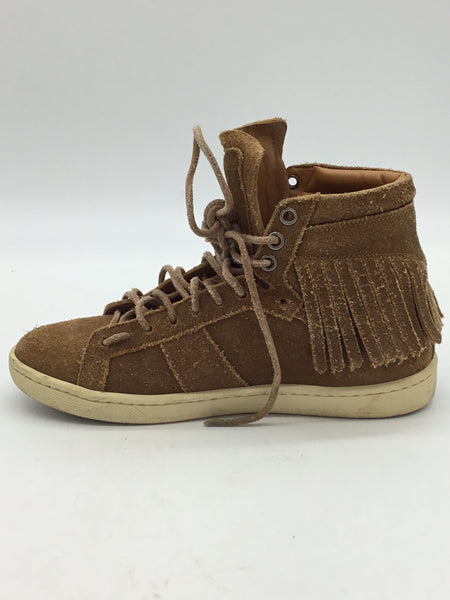 LUXURY Saint Laurent Paris Size 4.5 Brown Shoes