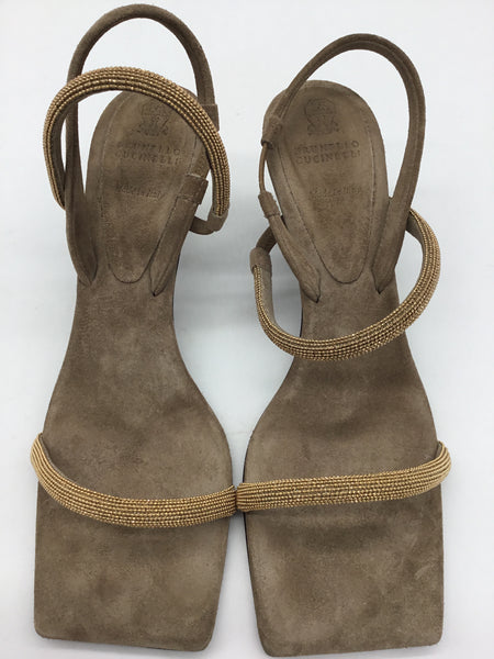 LUXURY Brunello Cucinelli Size 8.5 Brown Shoes