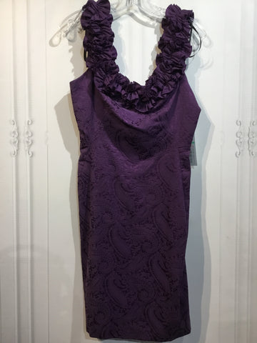 NWT - Maggy London Size M/8 Purple DRESS/1 PIECE