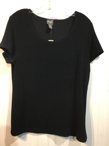 Travelers by Chicos Size L Black Tops