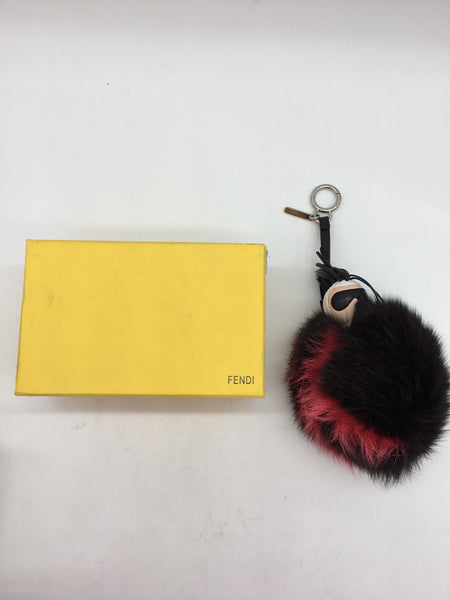 FENDI Black Purse Charm