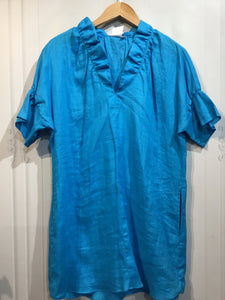 Finley Size Small Blue DRESS/1 PIECE