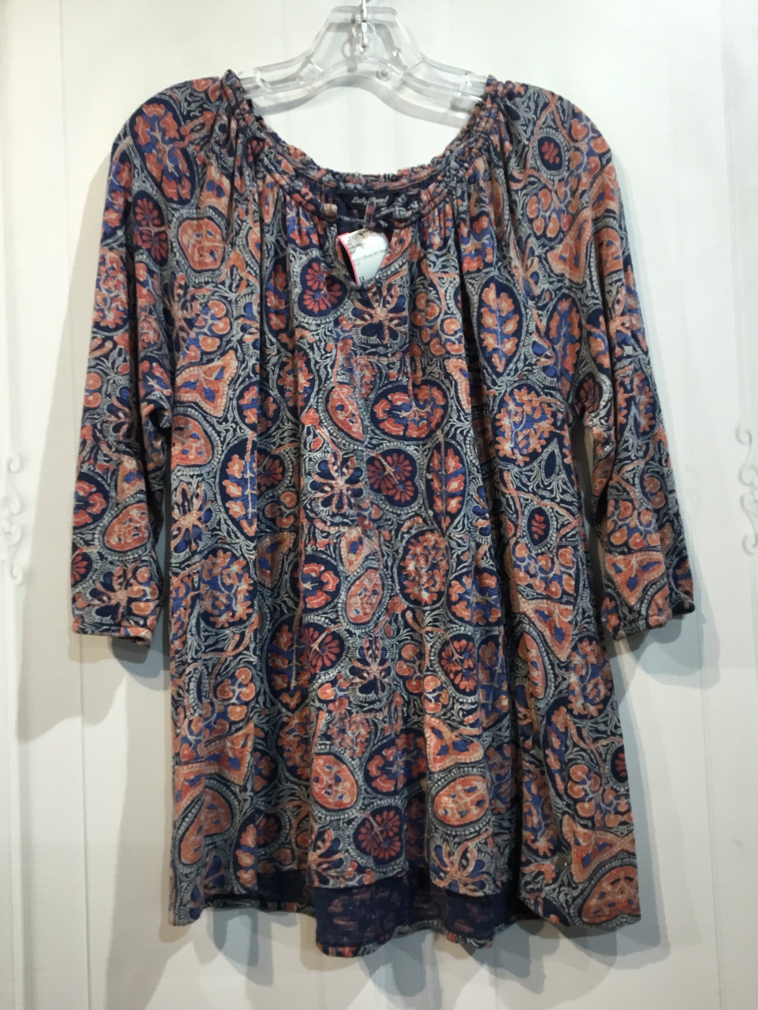 Lucky Brand Size 1X Blue Tops