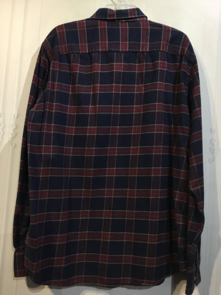 Untuckit Size 2X Red Men's