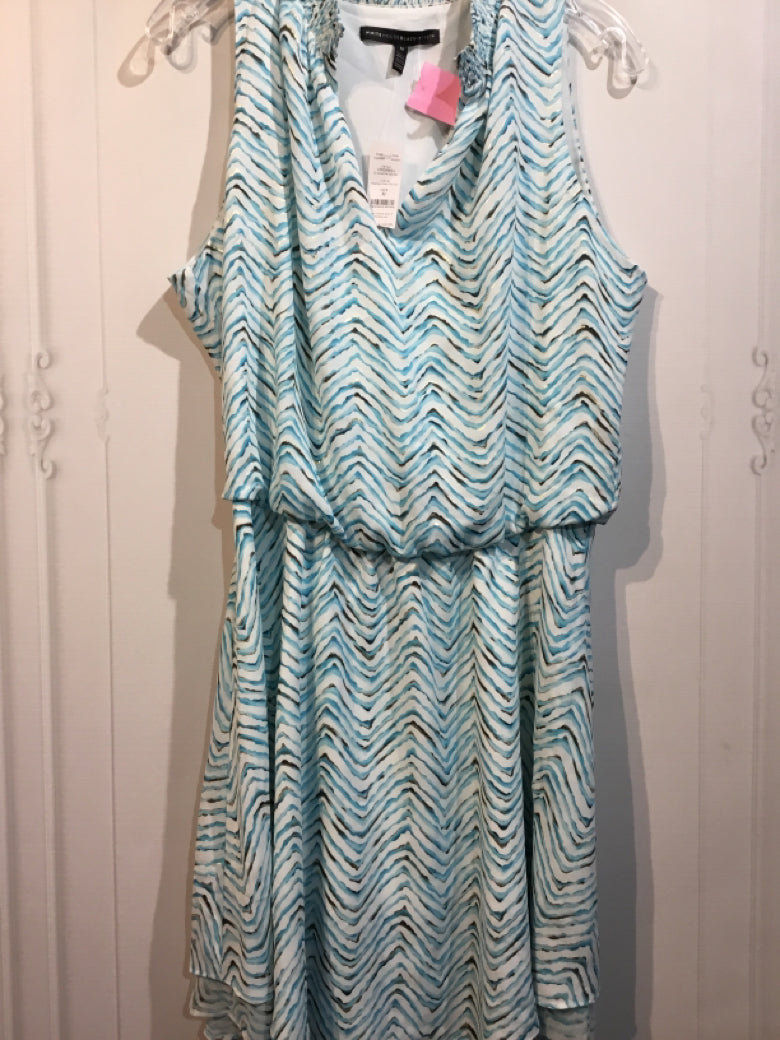 NWT White House Black Market Size Medium Blue DRESS/1 PIECE – Worth The Wait