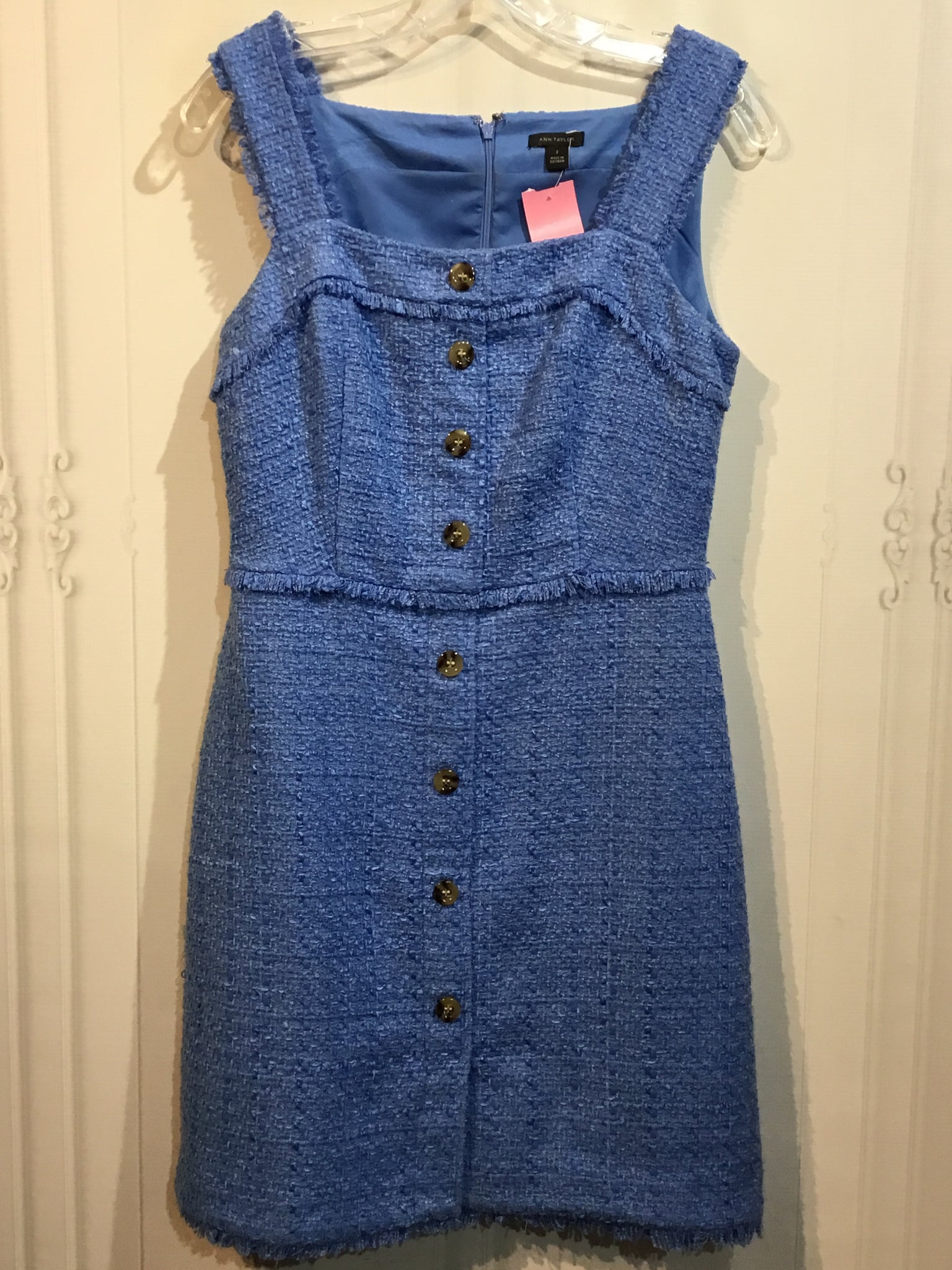Ann Taylor Size XS/2 Blue DRESS/1 PIECE