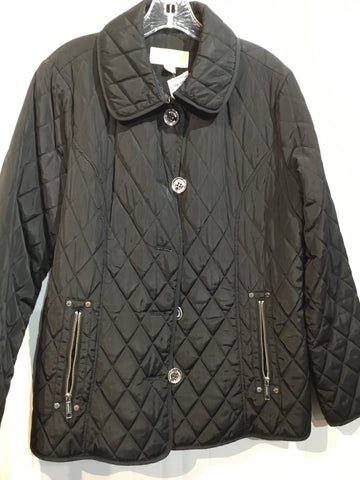 MICHAEL Michael Kors Size L Black Outerwear