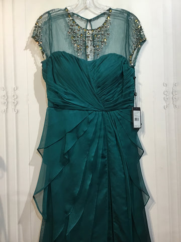 NWT - Adrianna Papell Size M/8 Green DRESS/1 PIECE