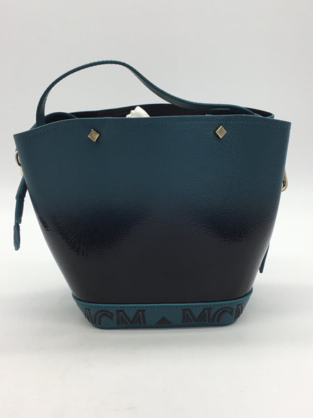 LUXURY MCM Size Small Blue Purses/Wallets