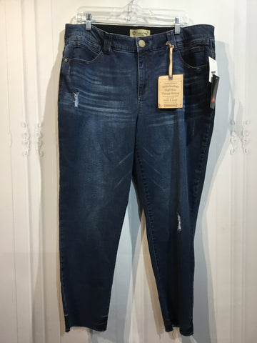 NWT Democracy Size 2X Blue Bottoms