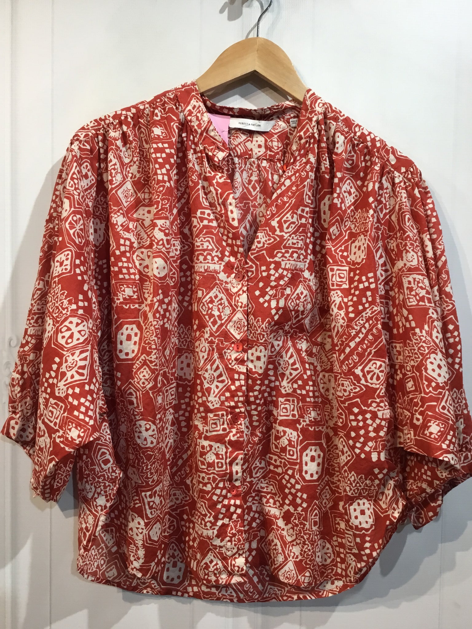 Rebecca Taylor Size Medium Red Tops