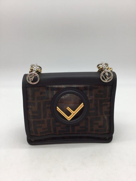 LUXURY FENDI Size Small Black Purses/Wallets