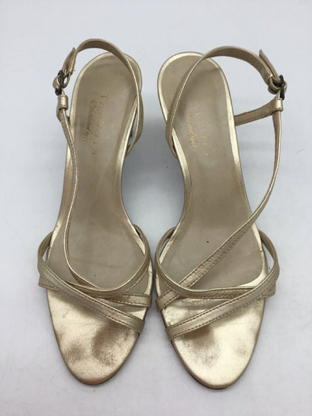 Talbots Size 7 Gold Shoes