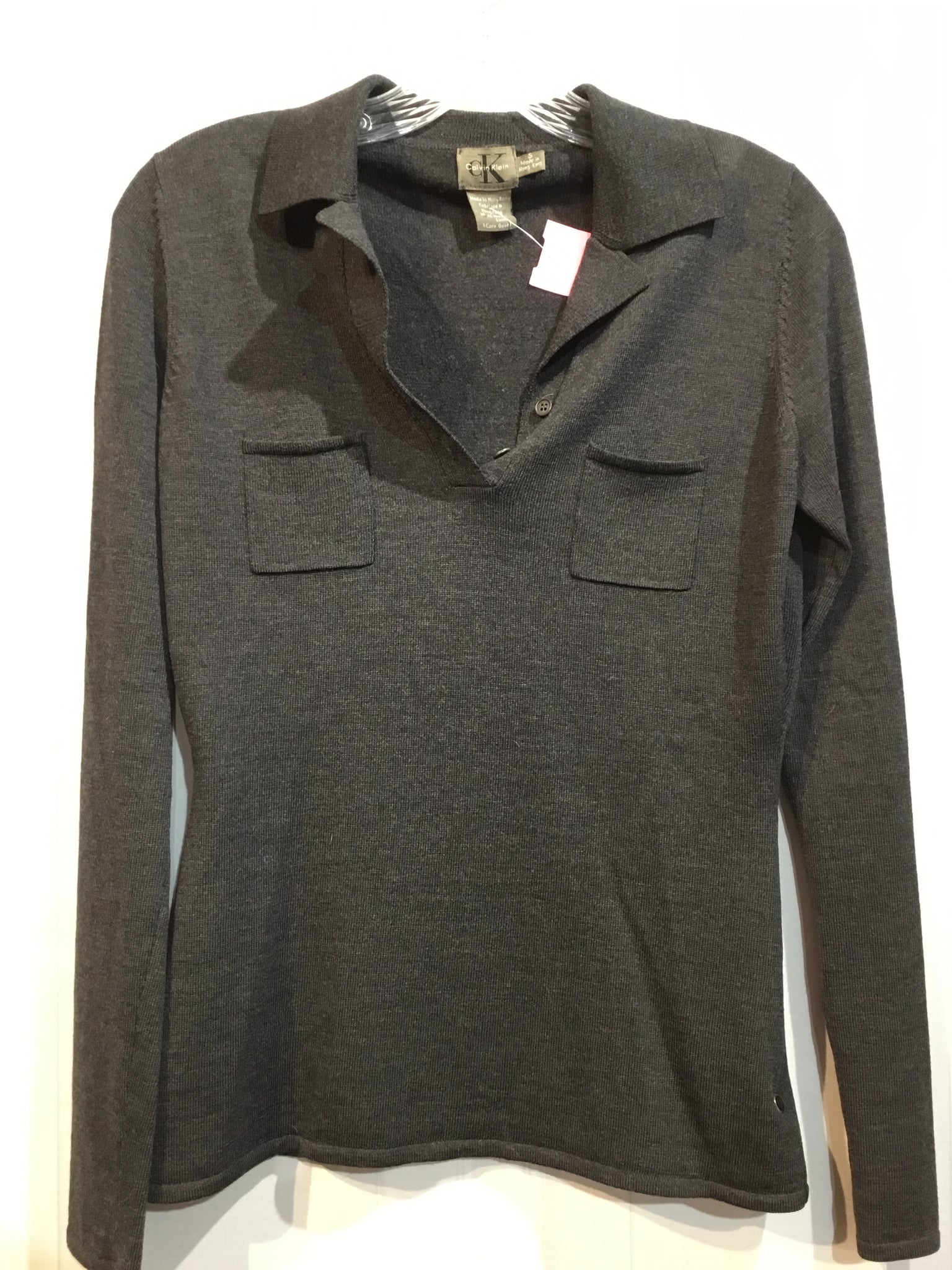 Calvin Klein Size Small Grey Tops