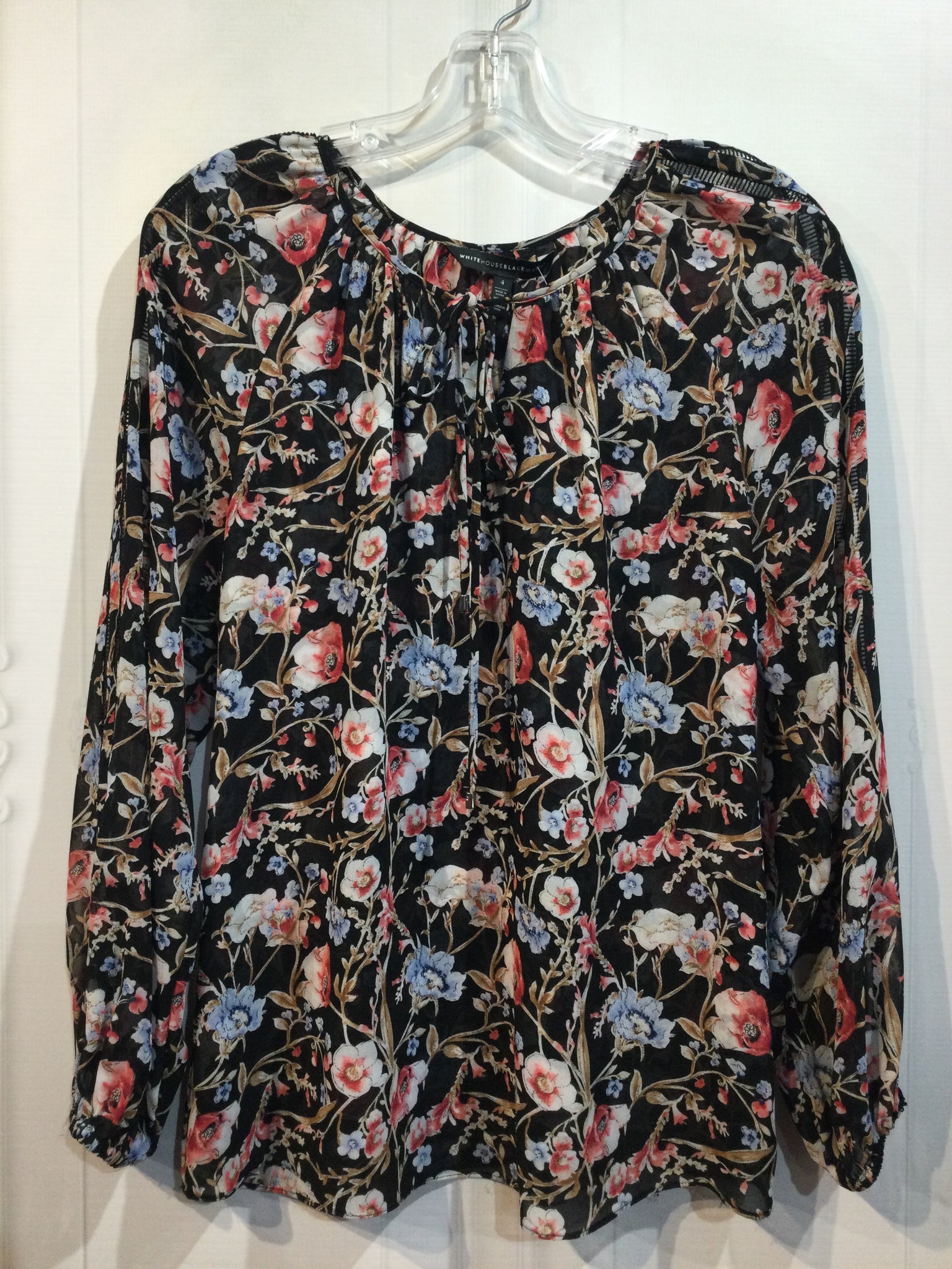 White House Black Market Size S/4 Black Tops