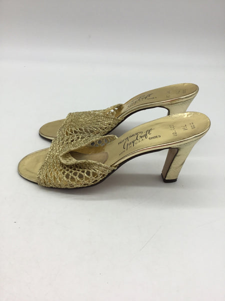 Hofheimers Gay Craft Size 7 Gold Shoes