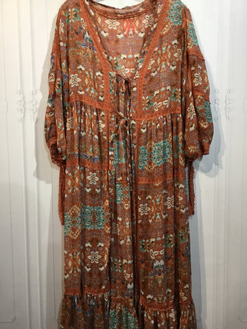 Easel Size Medium Orange SWIMWEAR/COVER UP