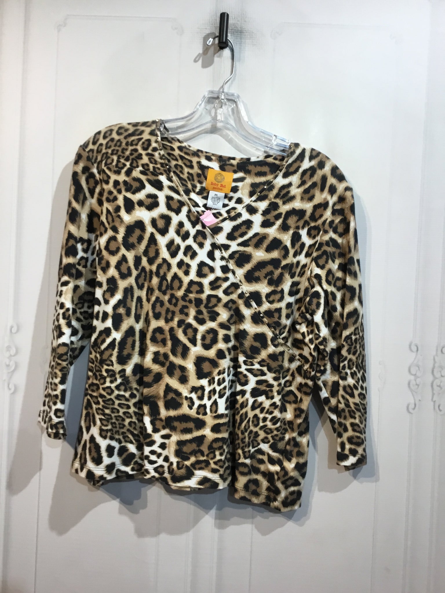 Ruby Rd Size LP Brown Tops