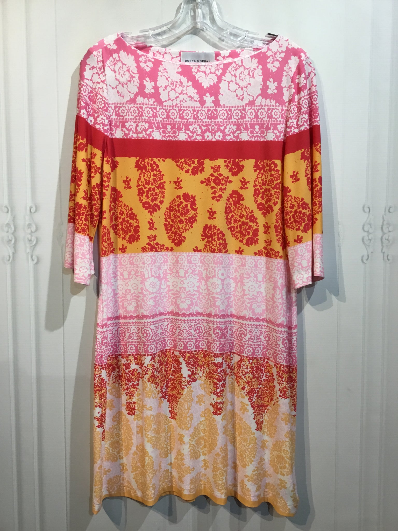 Donna Morgan Size M/10 Pink DRESS/1 PIECE