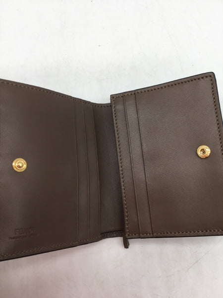 LUXURY FENDI Size Extra Small Brown Purses/Wallets