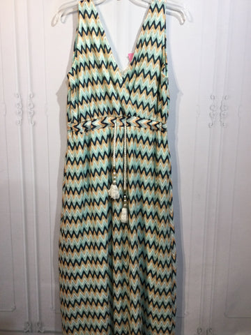 MC LORENE Size Medium Blue DRESS/1 PIECE