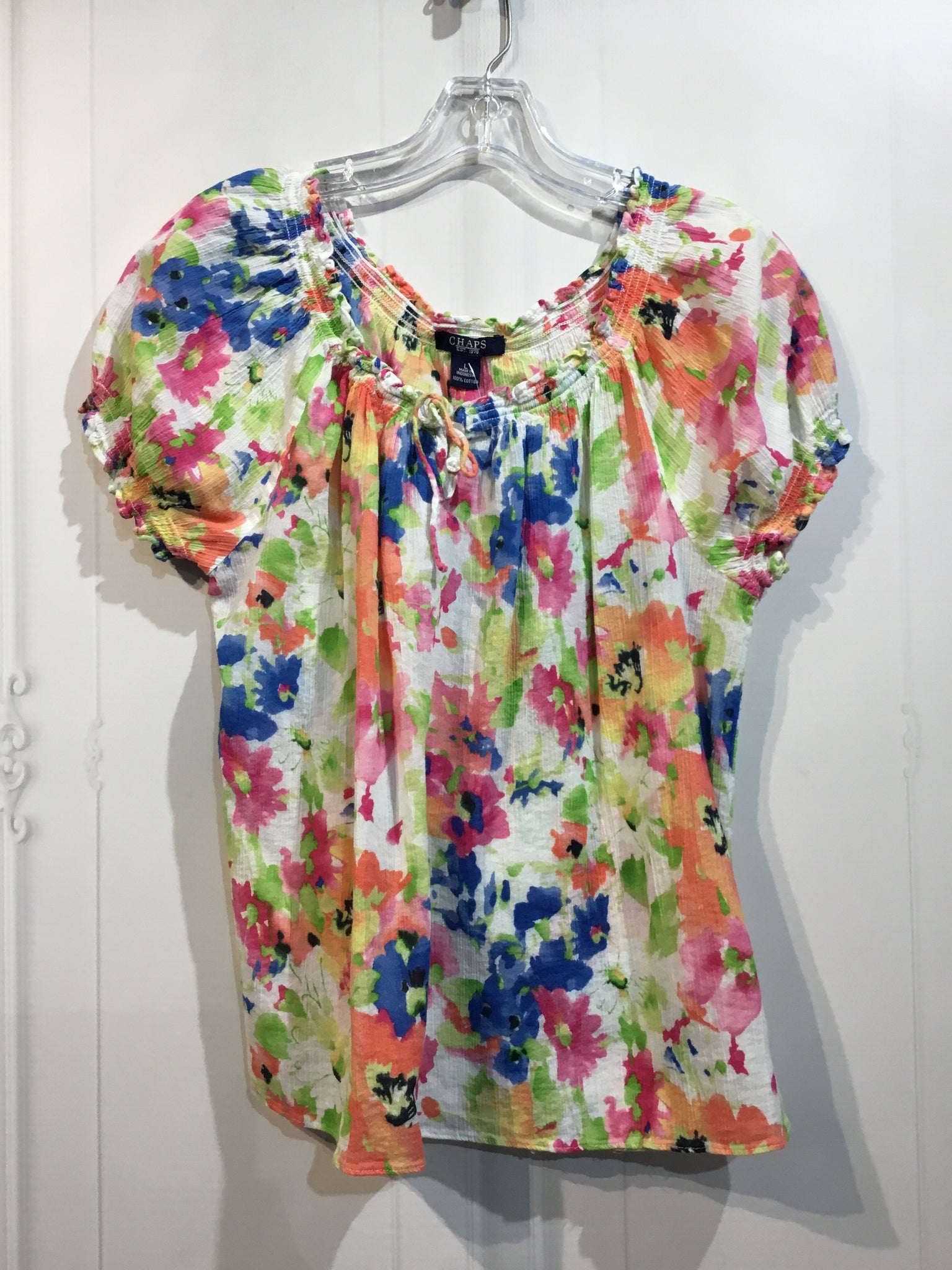 Chaps Size Large White Tops