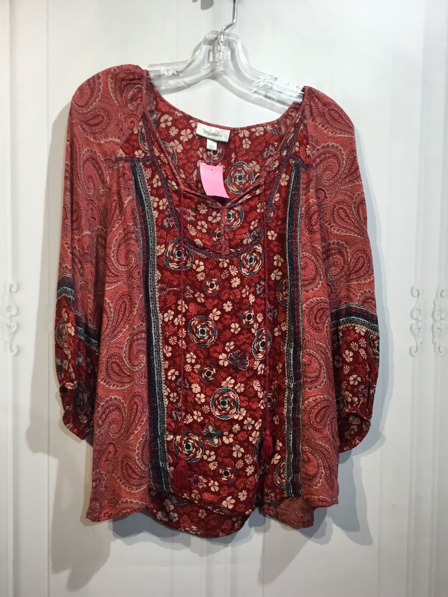 Dress Barn Size Large Red Tops