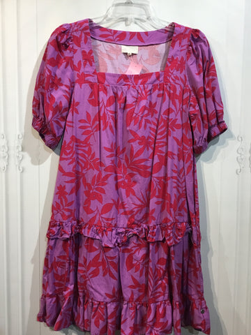 MELLODAY Size M/8-10 Purple & Raspberry Dress
