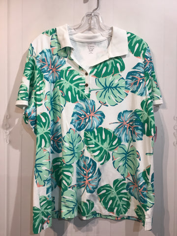 Kim Rogers Size 1X White Tops