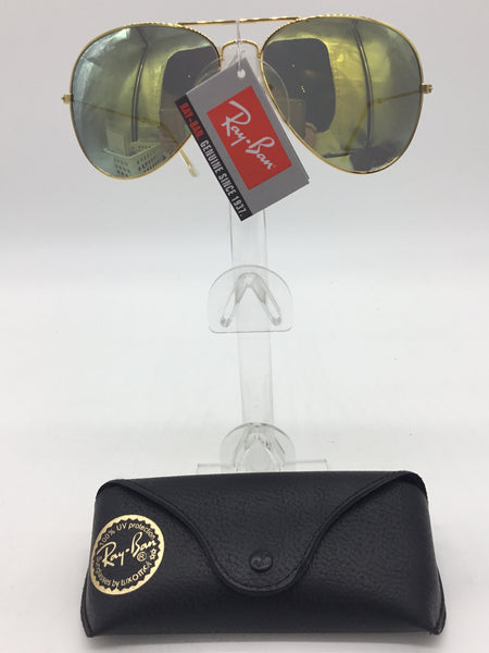 NWT Ray Ban Gold Sunglasses