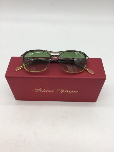 LUXURY Selima Optique Green Sunglasses